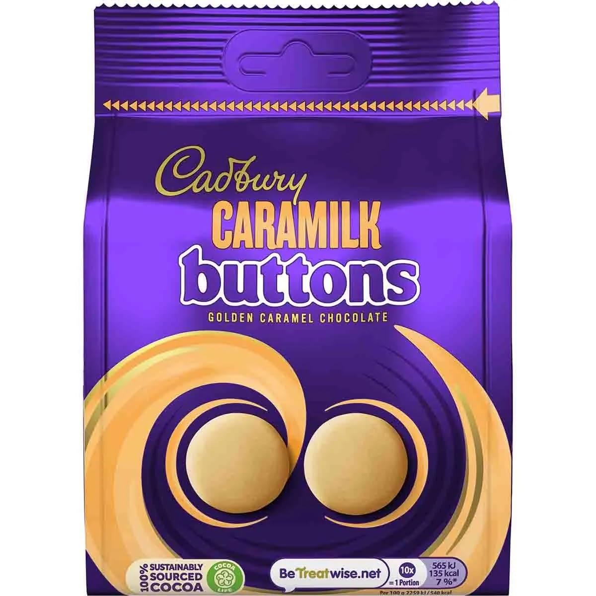 Cadbury Caramilk Button Chocolate - 90g