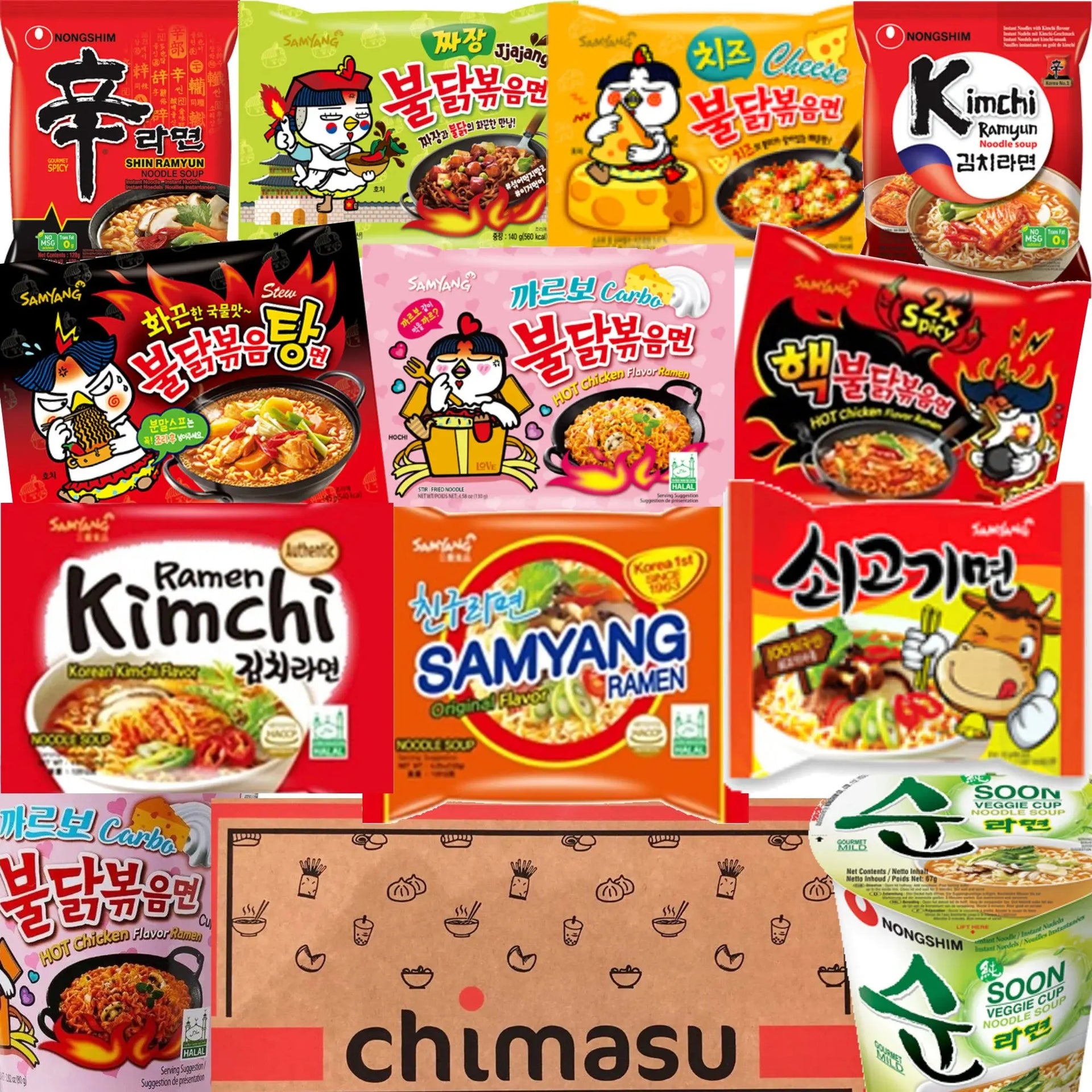 Packaged Instant Noodle Snacks Greens Essentials