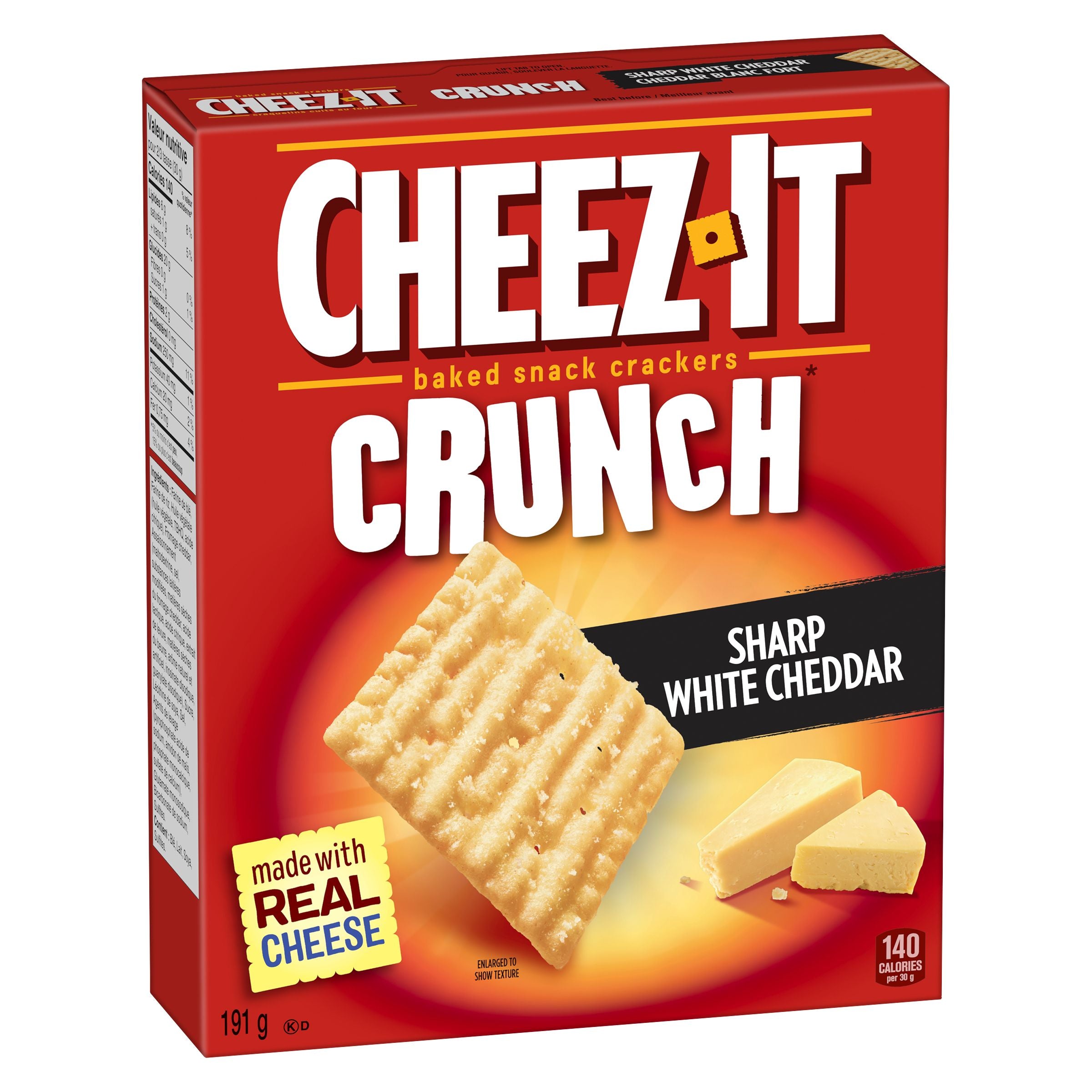 Cheez It Crunch Sharp White Cheddar - 191g