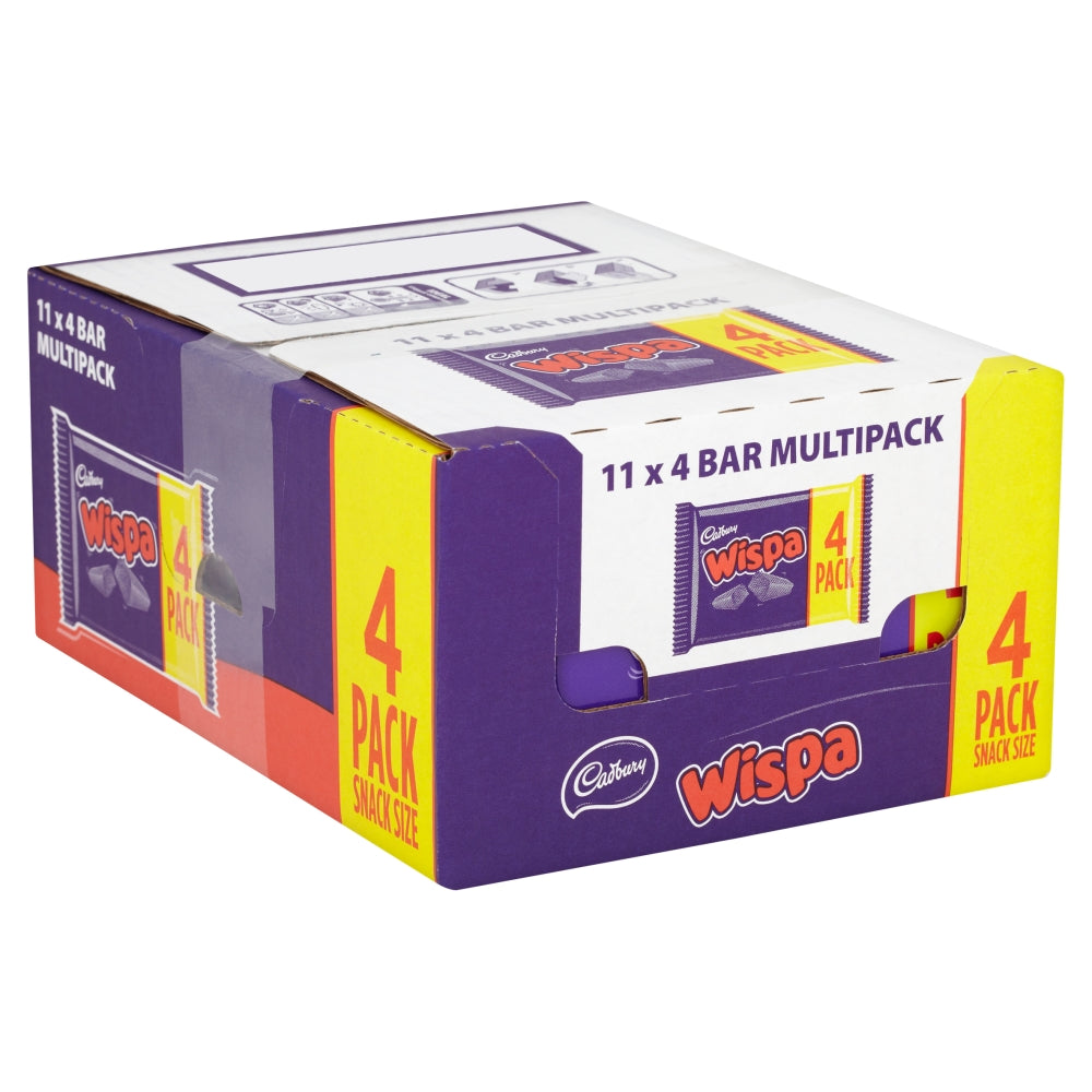 Cadbury Wispa Chocolate Bar - 94.8g - Pack of 4