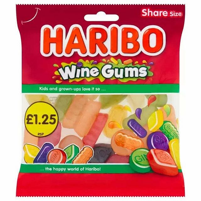 Haribo Wine Gum - 140g