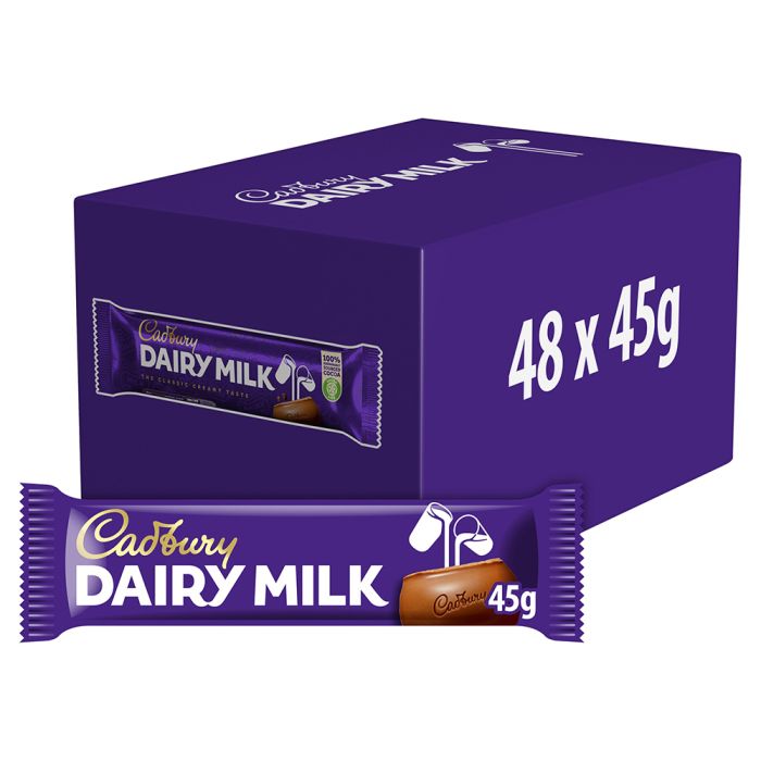 Cadbury Dairy Milk - 45g - Pack of 48