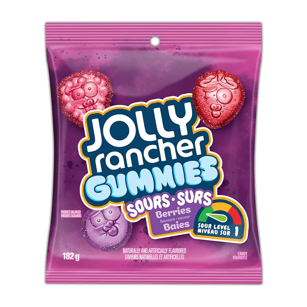 Jolly Rancher Gummies Sours Berries (CAN) - 182g