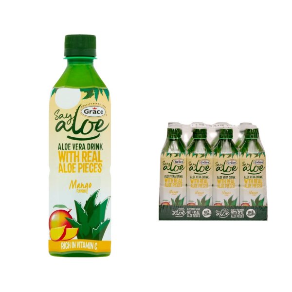 Grace Aloe Mango - 500ml - Case of 12