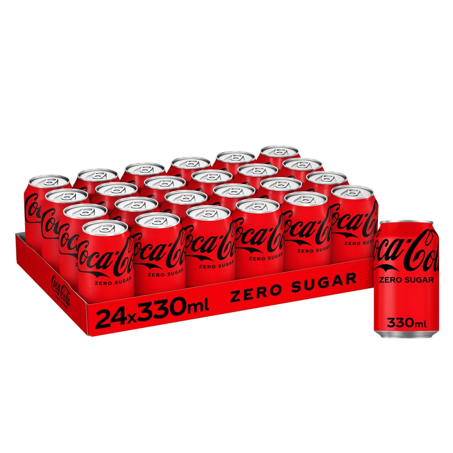 Coca-Cola Zero Sugar - 330ml - Case of 24