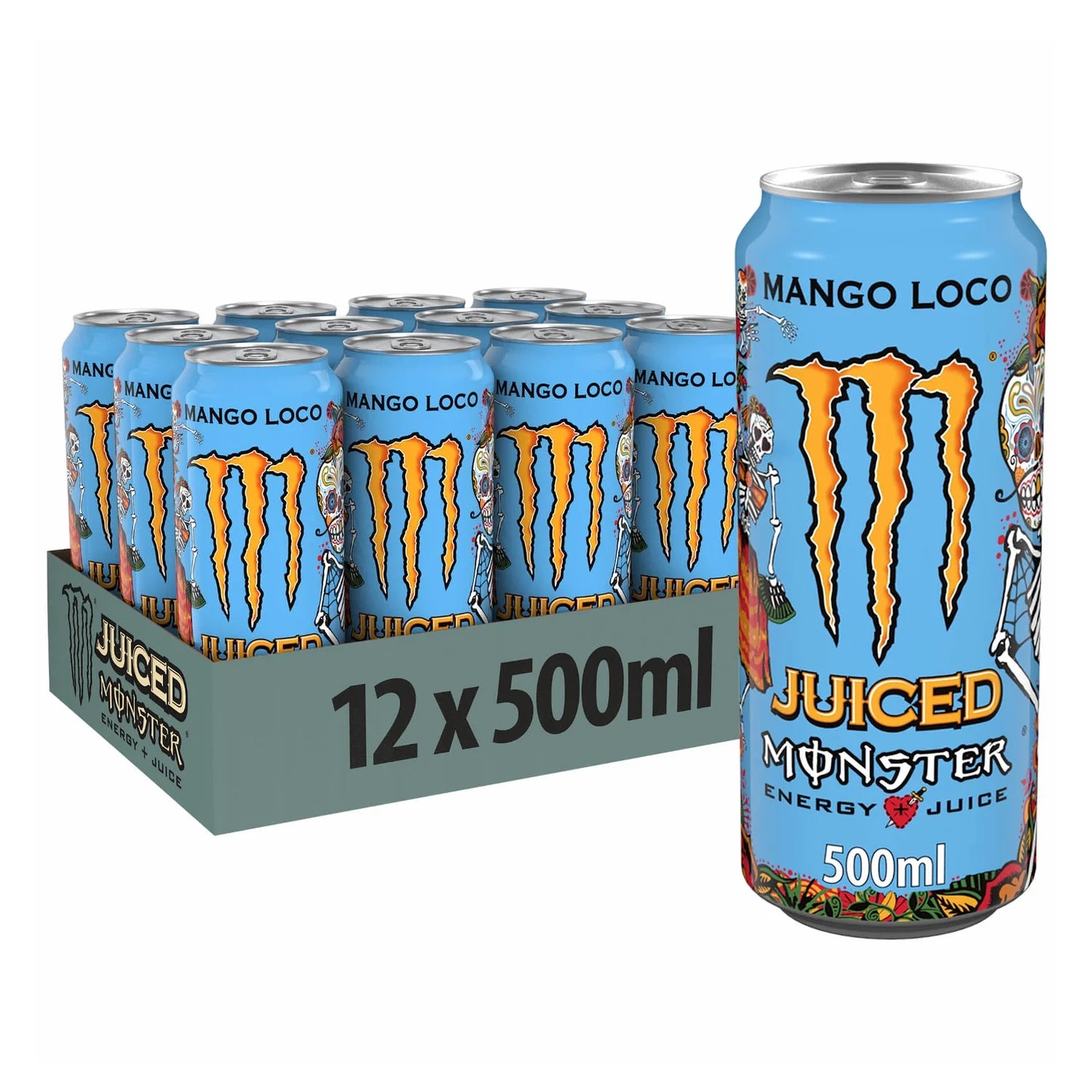 Monster Energy Drink Mango Loco - 500ml - Case of 12