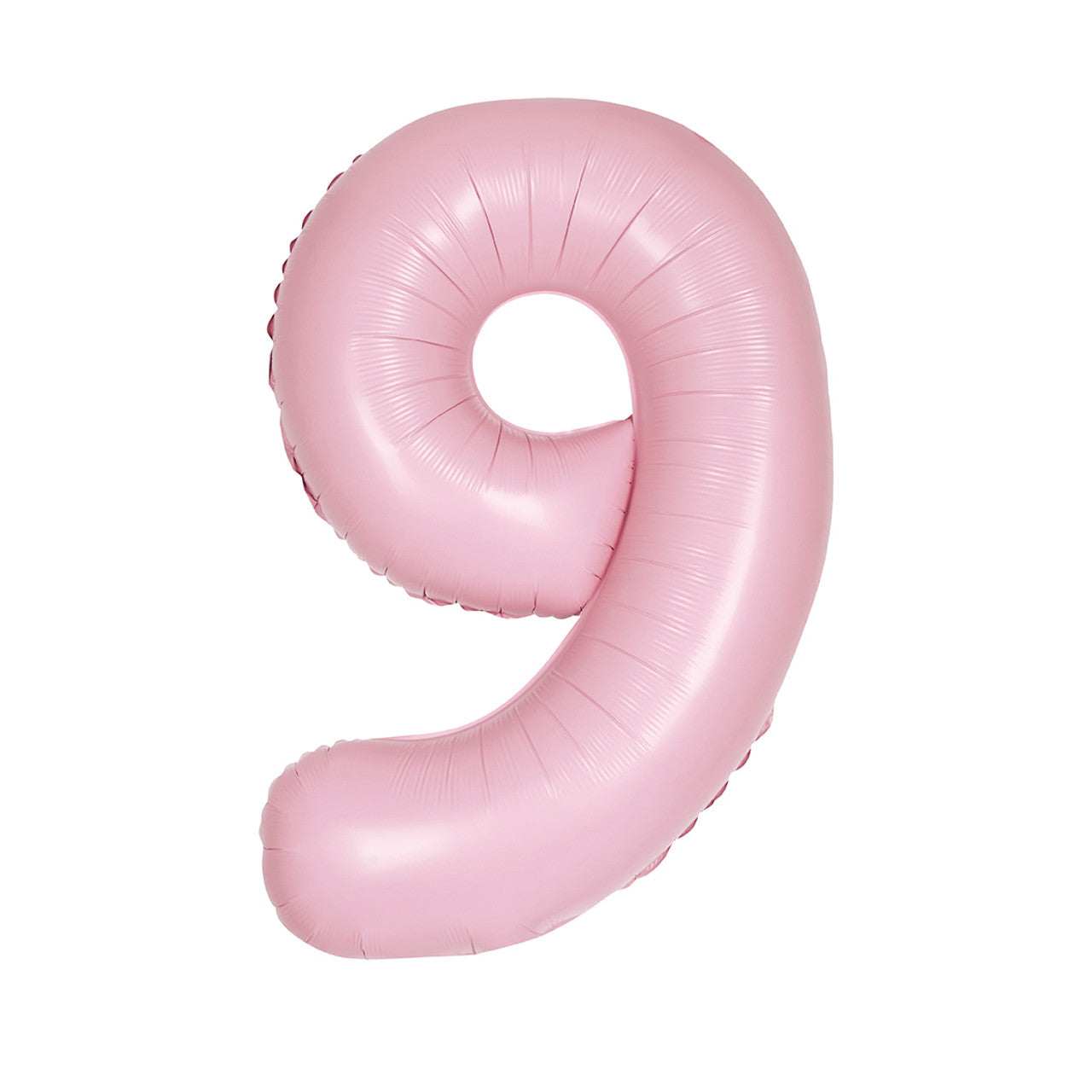 Light Pink Foil Helium Balloon Number 9 - 34"/ 86.3cm