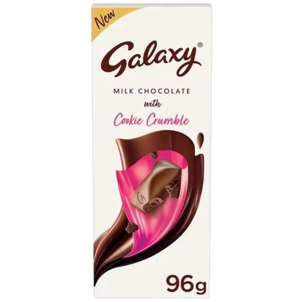 Galaxy Milk Chocolate With Cookie Crumble - 96g