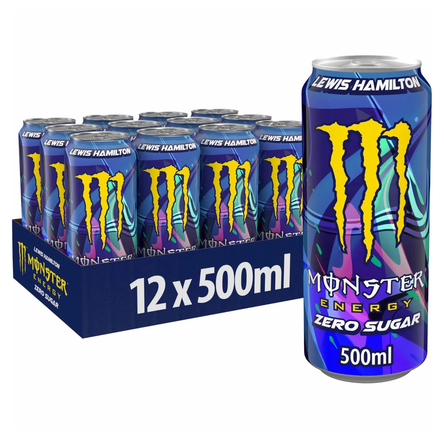 Monster Energy Drink Lewis Hamilton Zero - 500ml - Case of 12
