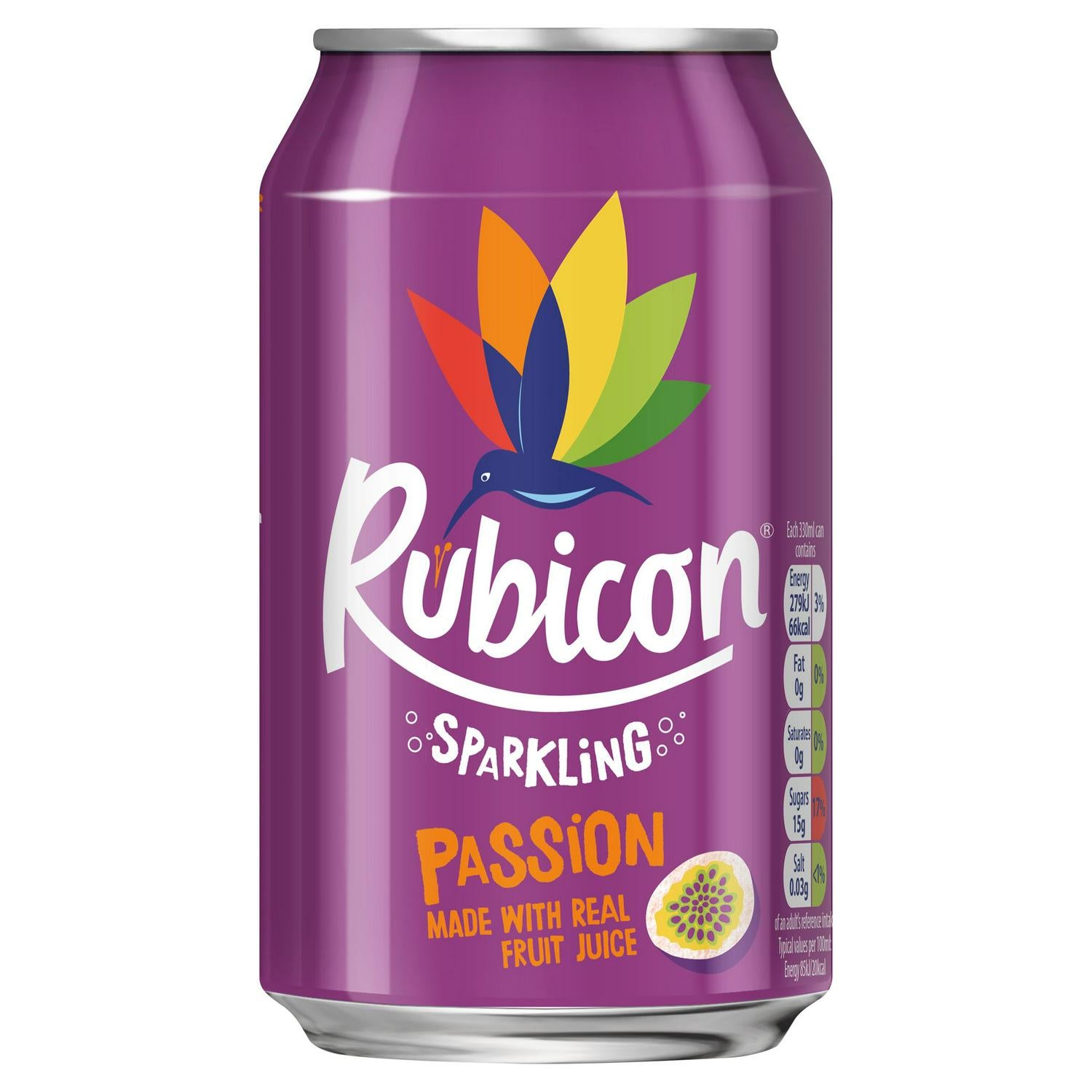 Rubicon Sparkling Passion - 330ml