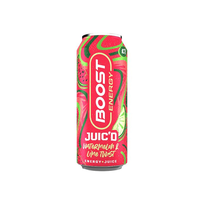 Boost Energy Juic'd Watermelon & Lime Twist - 500ml