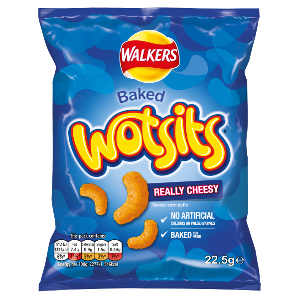Walkers Wotsits Really Cheesy Crisps - 22.5g