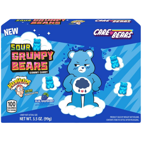 Warheads Grumpy Bears Theatre Box - 99g