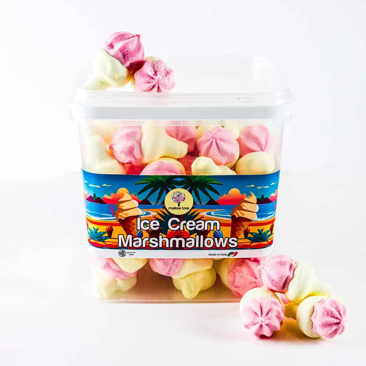 Mallow Tree 3D Ice Cream Marshmallows - 1kg