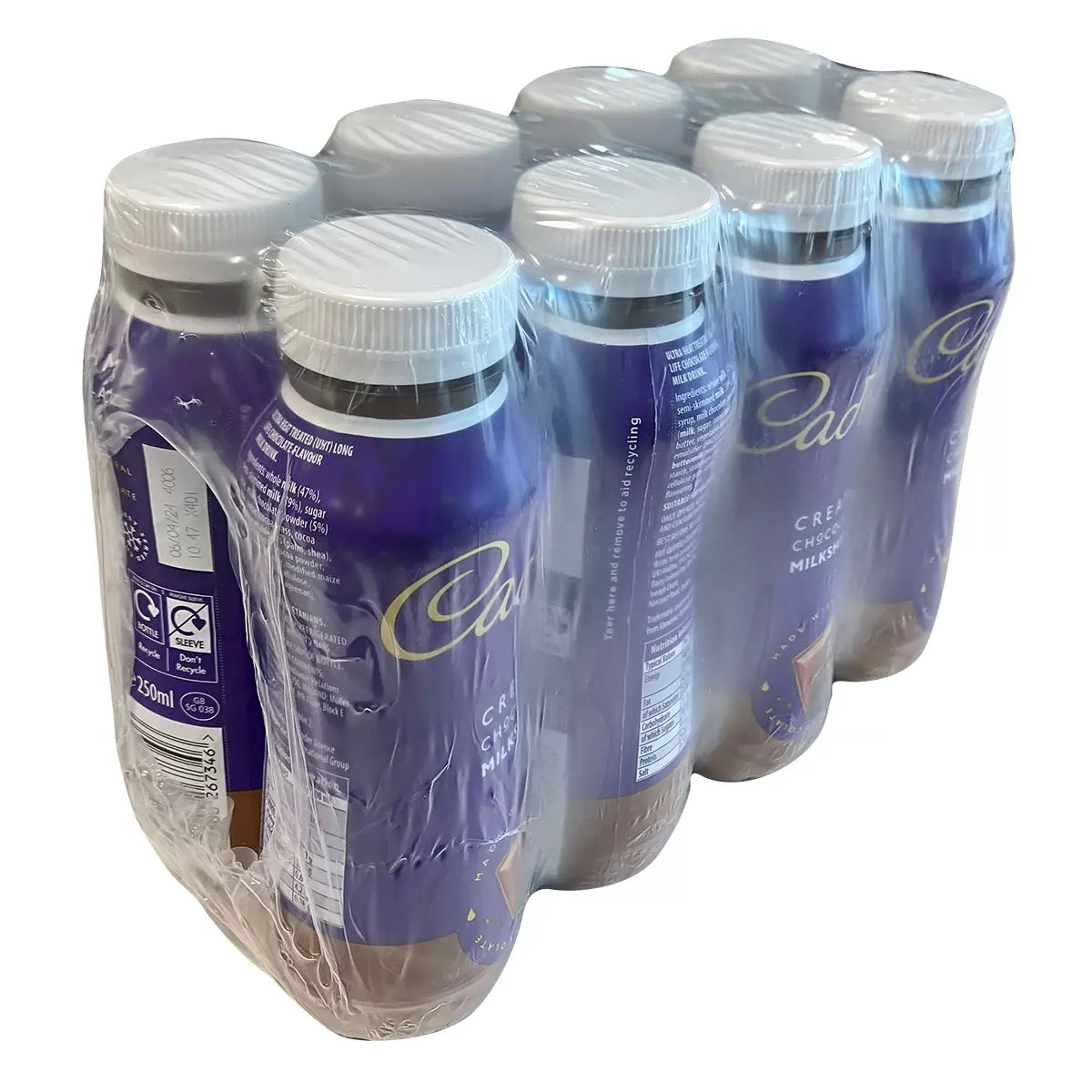 Cadbury Chocolate Milkshake 250ml - Pack of 8