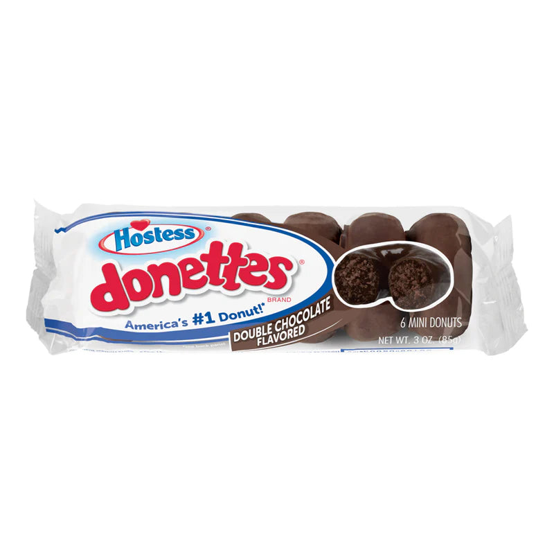 Hostess Double Chocolate Flavoured Donettes - 85g