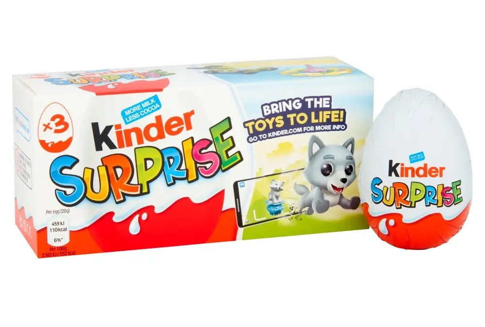 Kinder Surprise 3 Pack - 60g