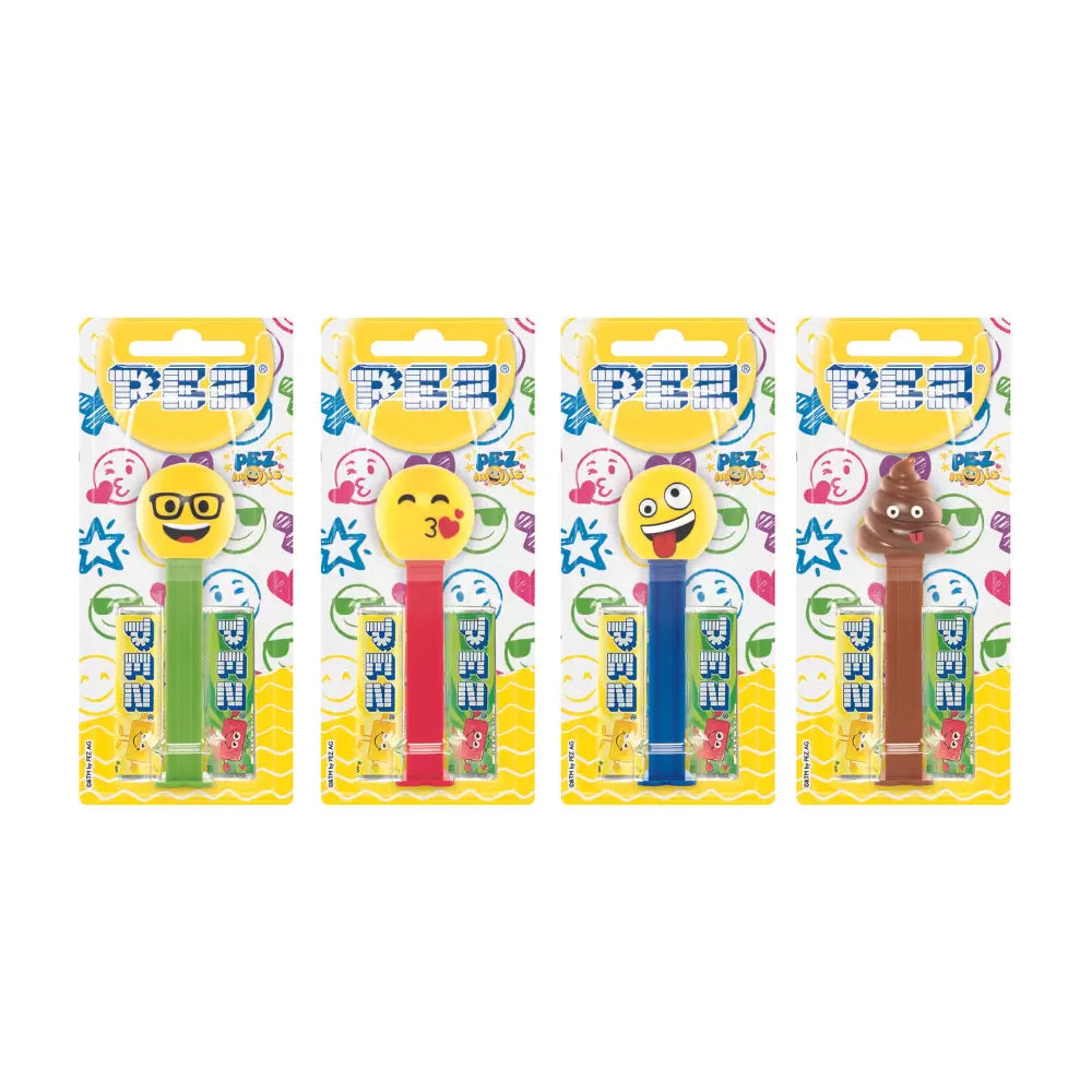 Pez Emojis 1+2 Impulse Packs - 17g