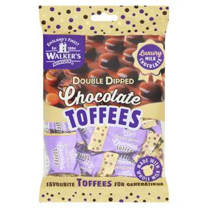 Walker's Nonsuch Double Dipped Chocolate Toffees - 135g