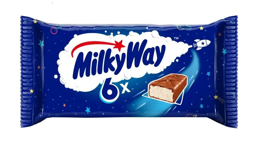 Milky Way Chocolate Bars 6 Pack - 129g