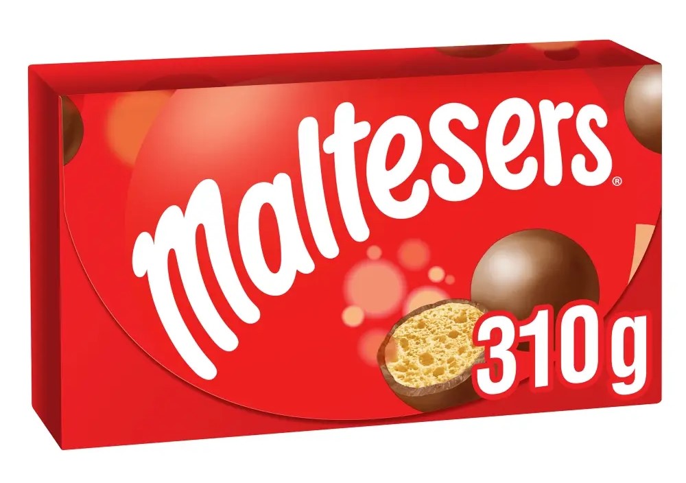 Maltesers Milk Chocolate & Honeycomb Gift Box of Chocolates Fairtrade - 310g