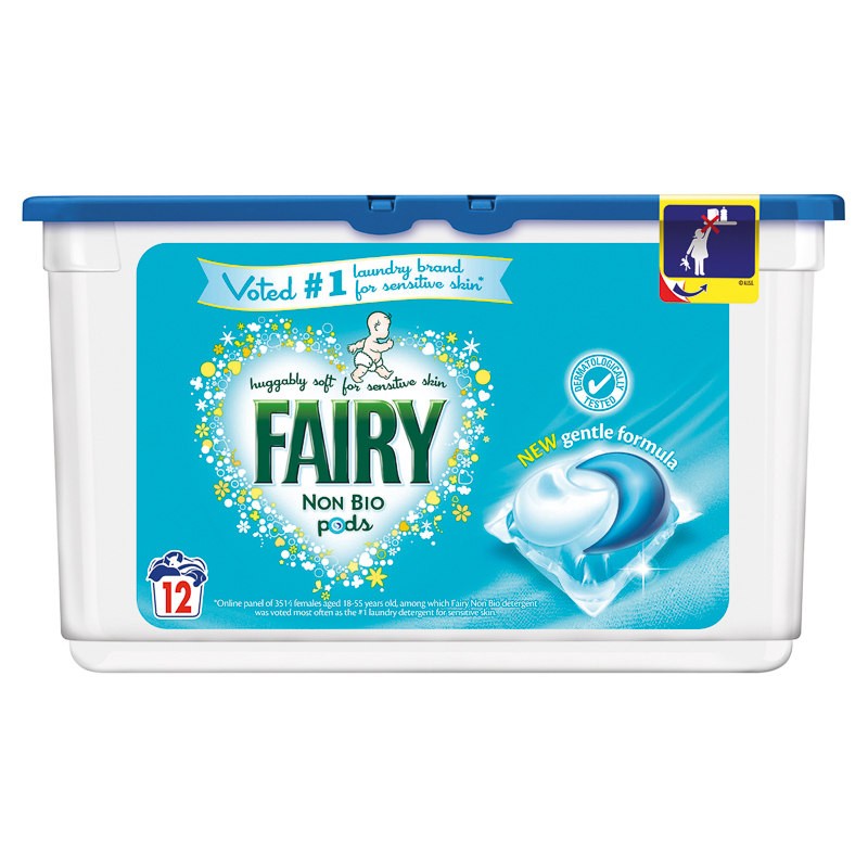 Fairy Non Bio Pods - 12 Washes