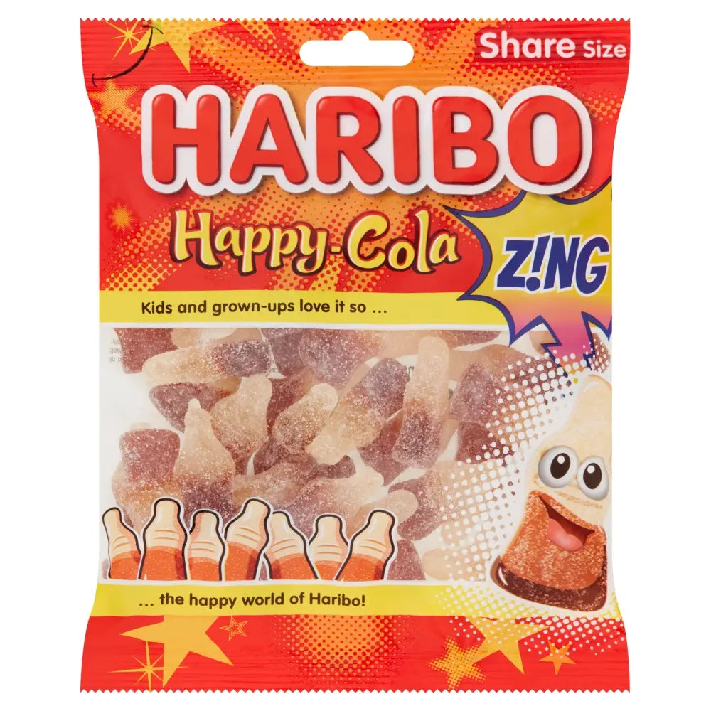 Haribo Happy Cola Z!NG Bag - 160g