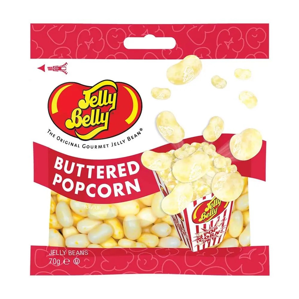 Jelly Belly Buttered Popcorn Jelly Beans Bag - 70g