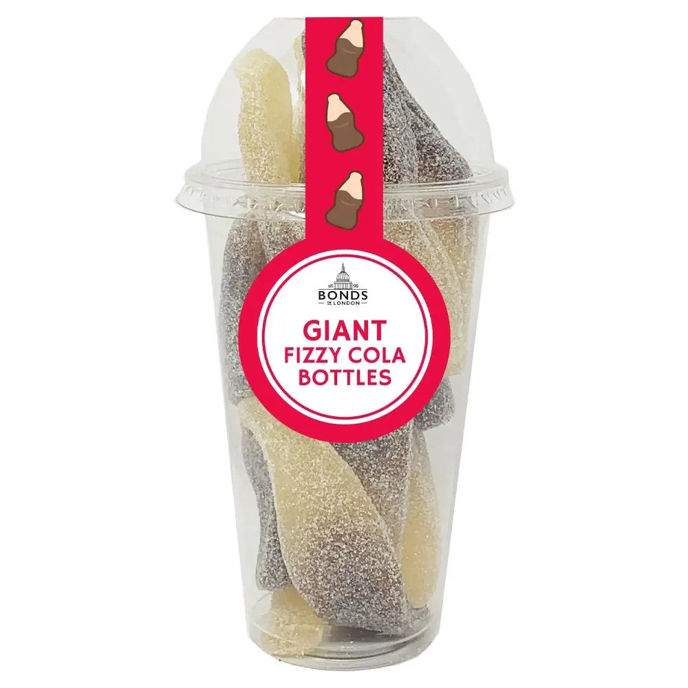 Bonds Giant Fizzy Cola Bottles Candy Cup - 260g