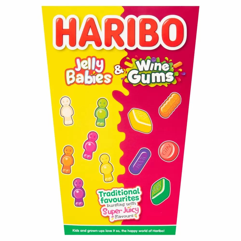 Haribo Jelly Babies & Wine Gum Gift Box - 800g