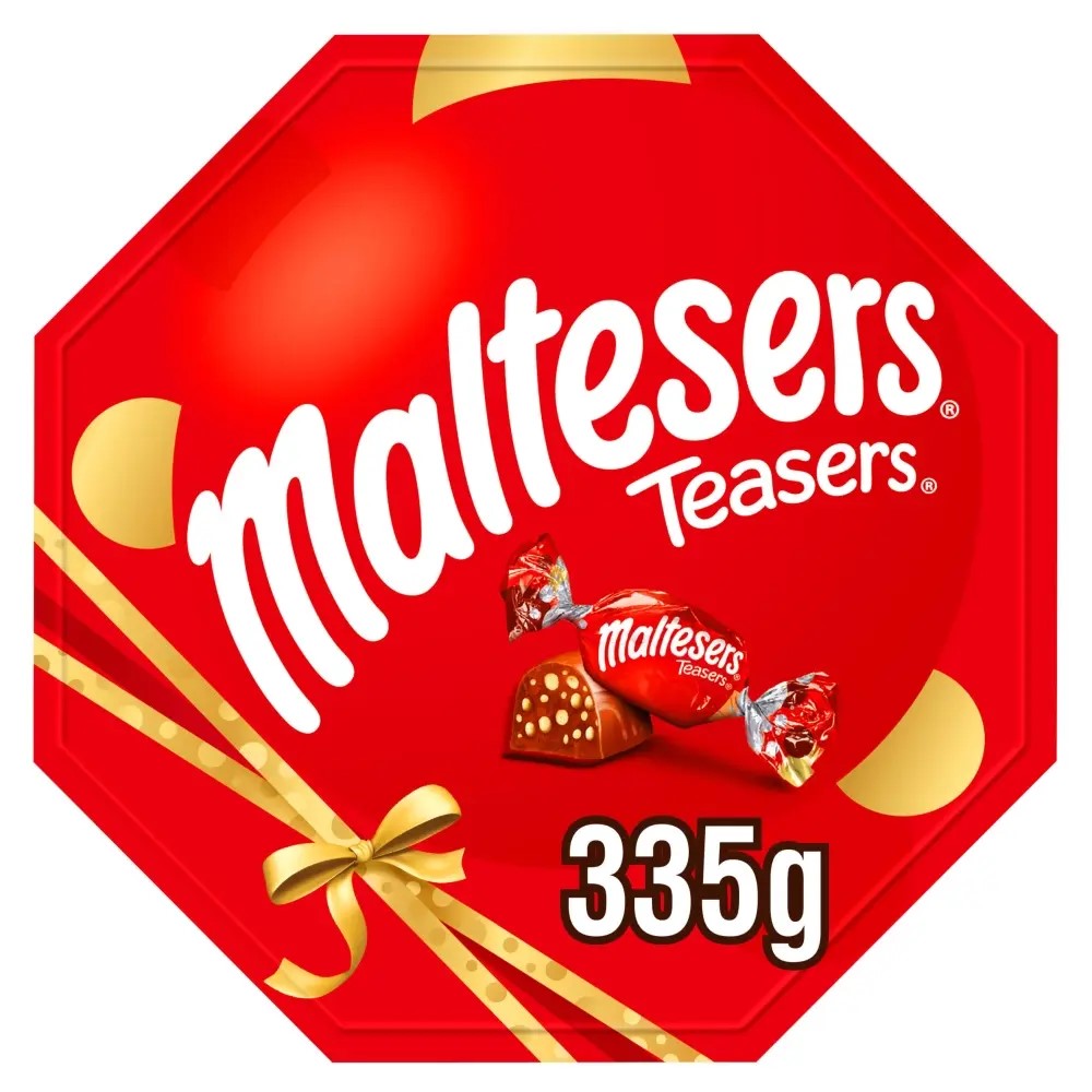 Maltesers Teasers Milk Chocolate & Honeycomb Centerpiece Gift Box - 335g
