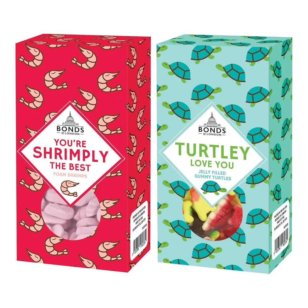 Bonds Shrimply the Best & Turtley Love You Pun Box - 140g