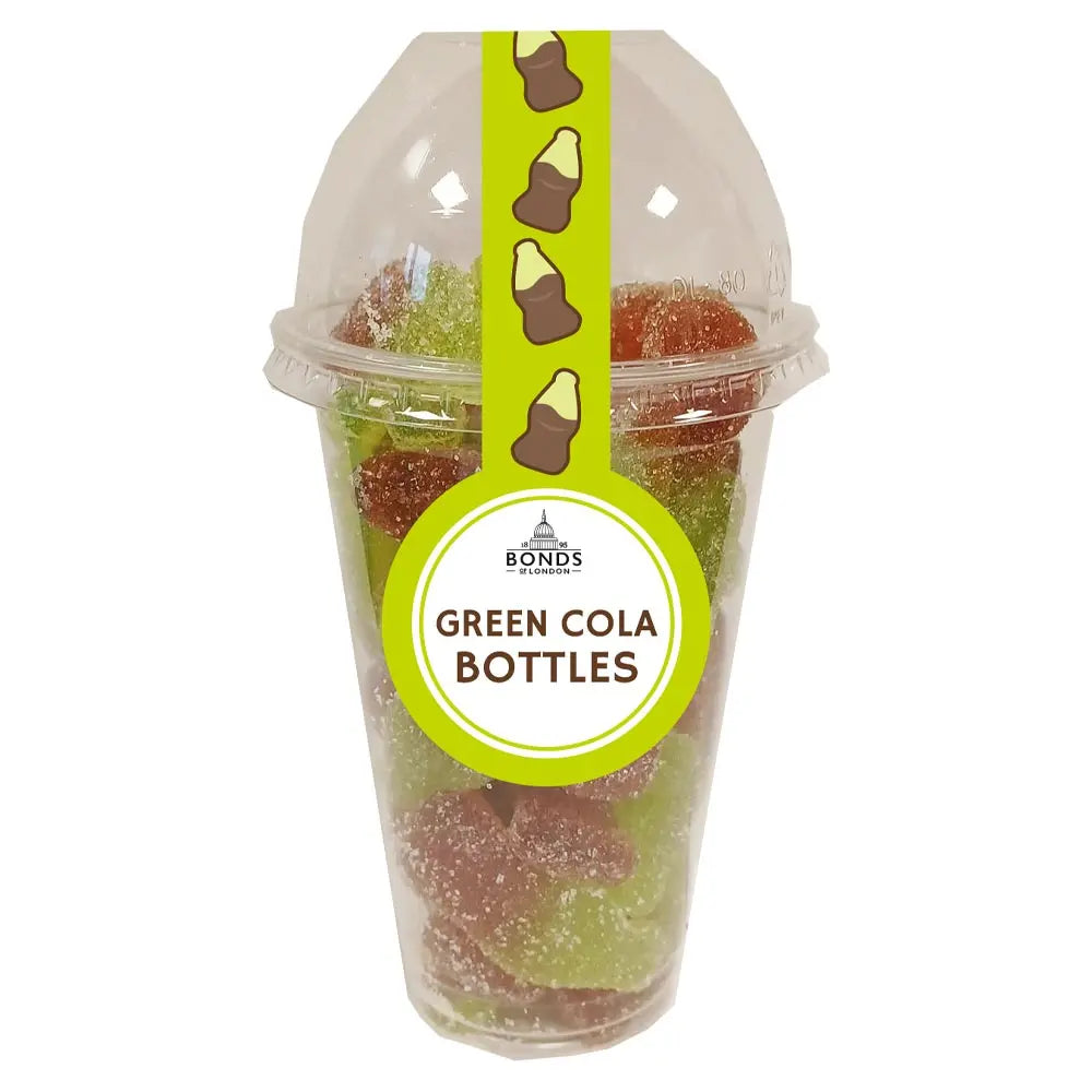 Bonds Green Cola Bottles Candy Cup - 220g