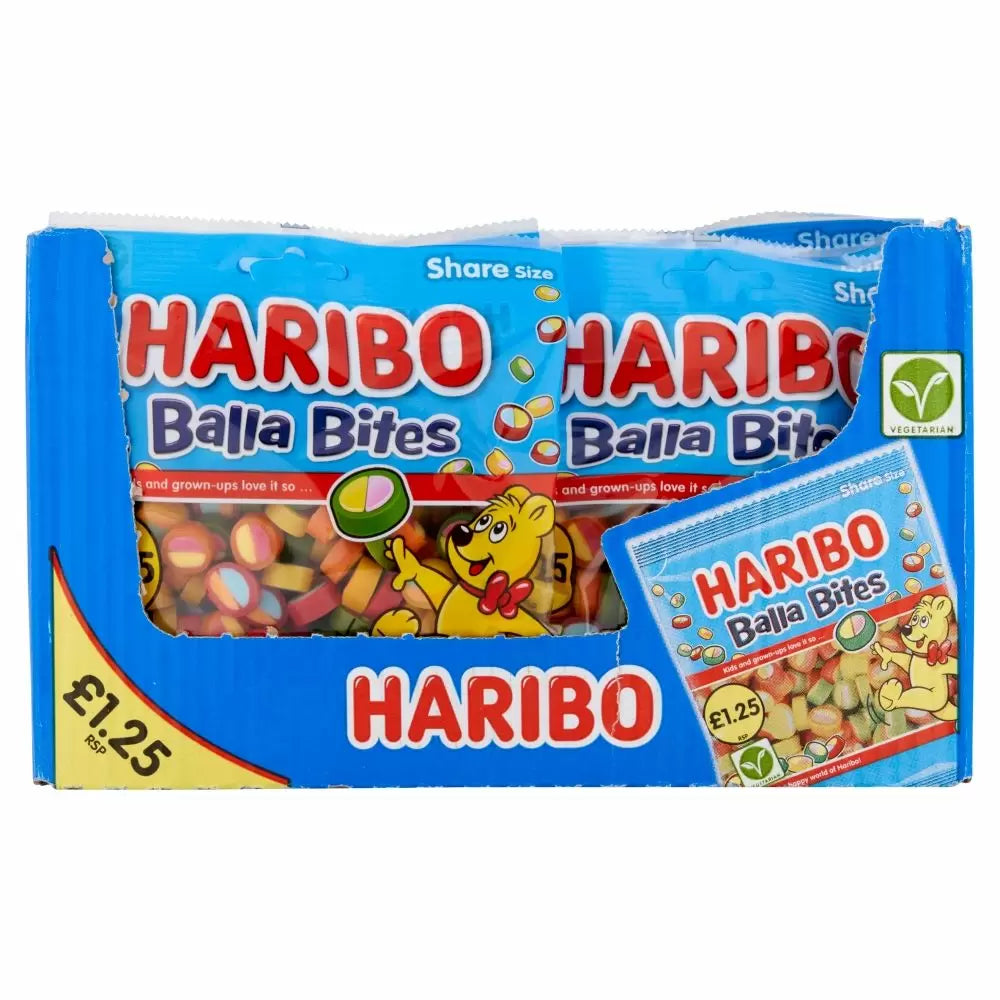 Haribo Balla Bites - 140g - Pack of 12