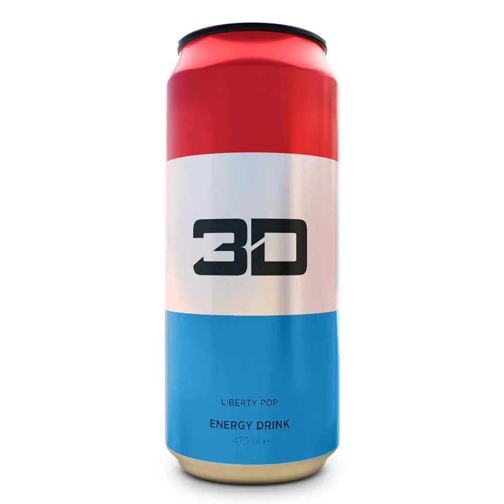 3D Energy Liberty Pop Can - 473ml