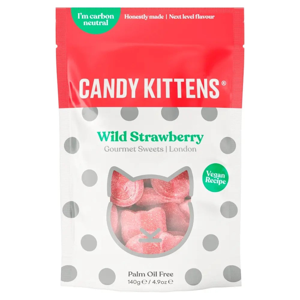 Candy Kittens Wild Strawberry Pouch - 140g