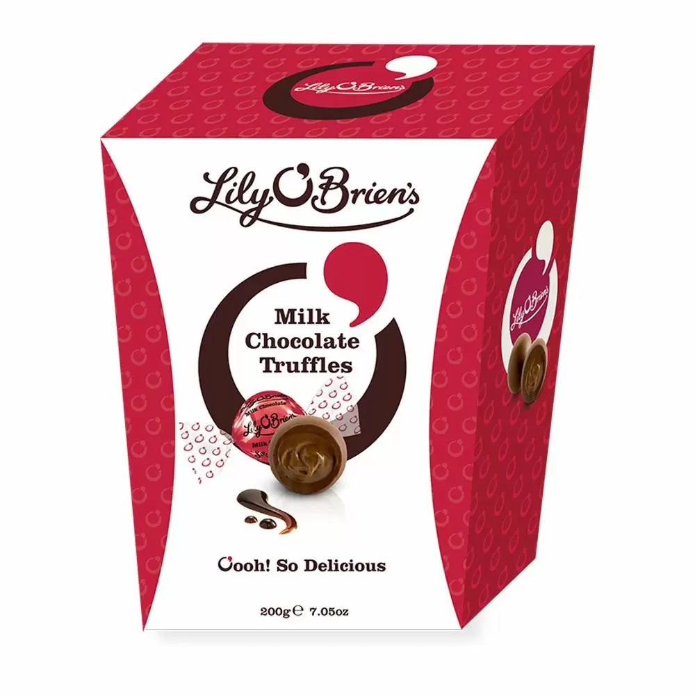 Lily O'Brien's Milk Chocolate Truffles Box - 200g