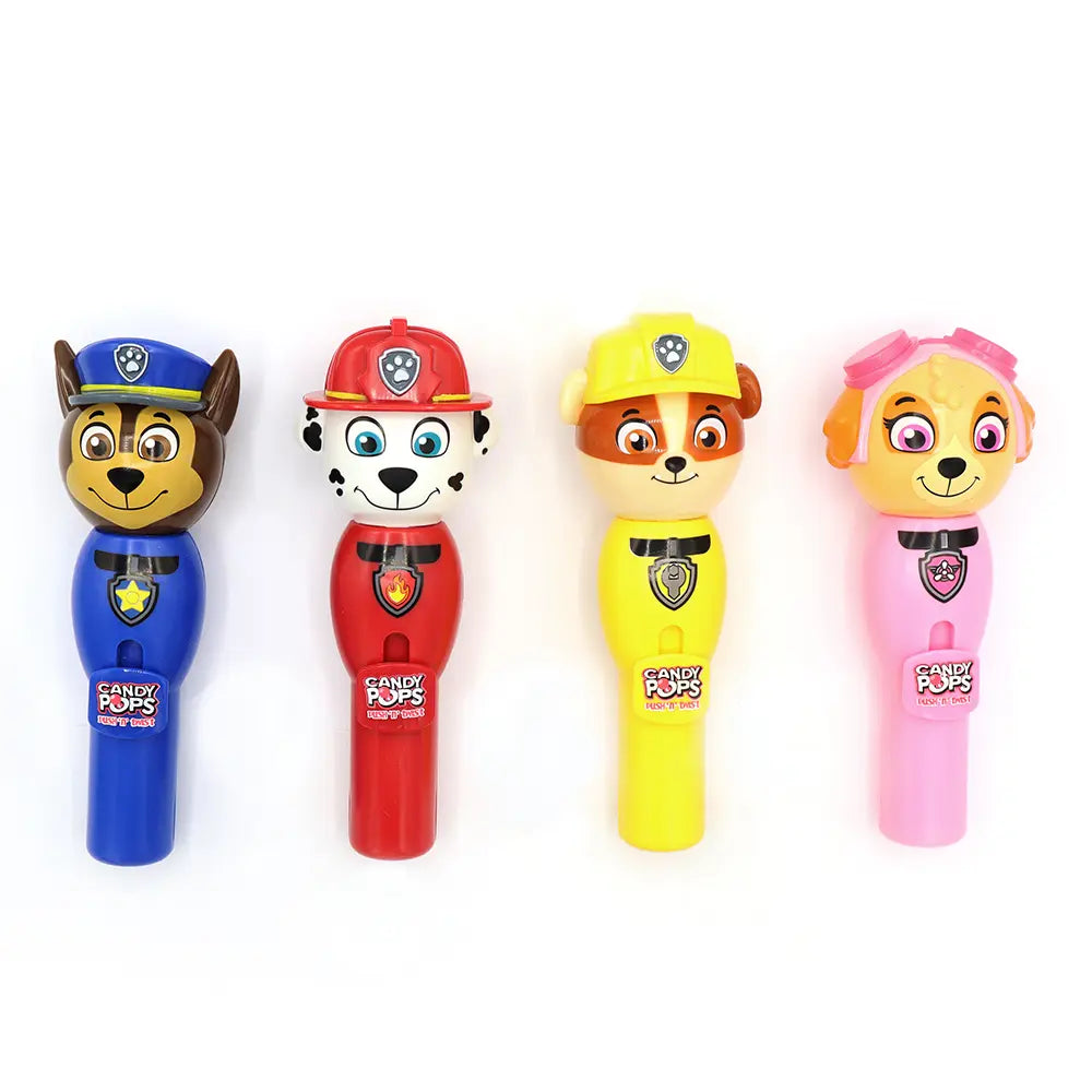 Paw Patrol Push N Twist Candy Pops - 8g