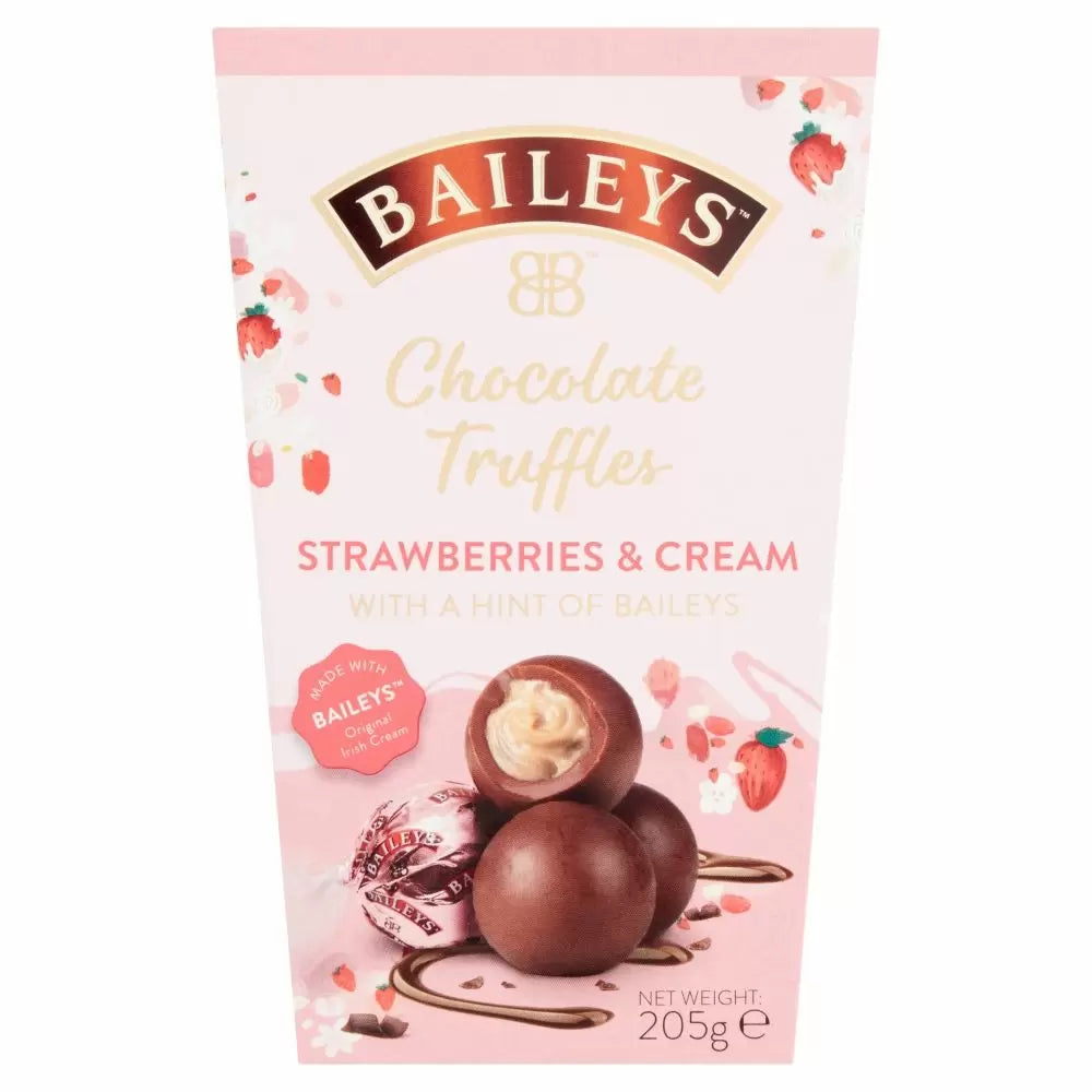 Baileys Chocolate Truffles Strawberries & Cream Box - 205g