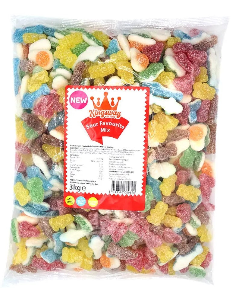 Kingsway Sour Favourites Mix - 3kg