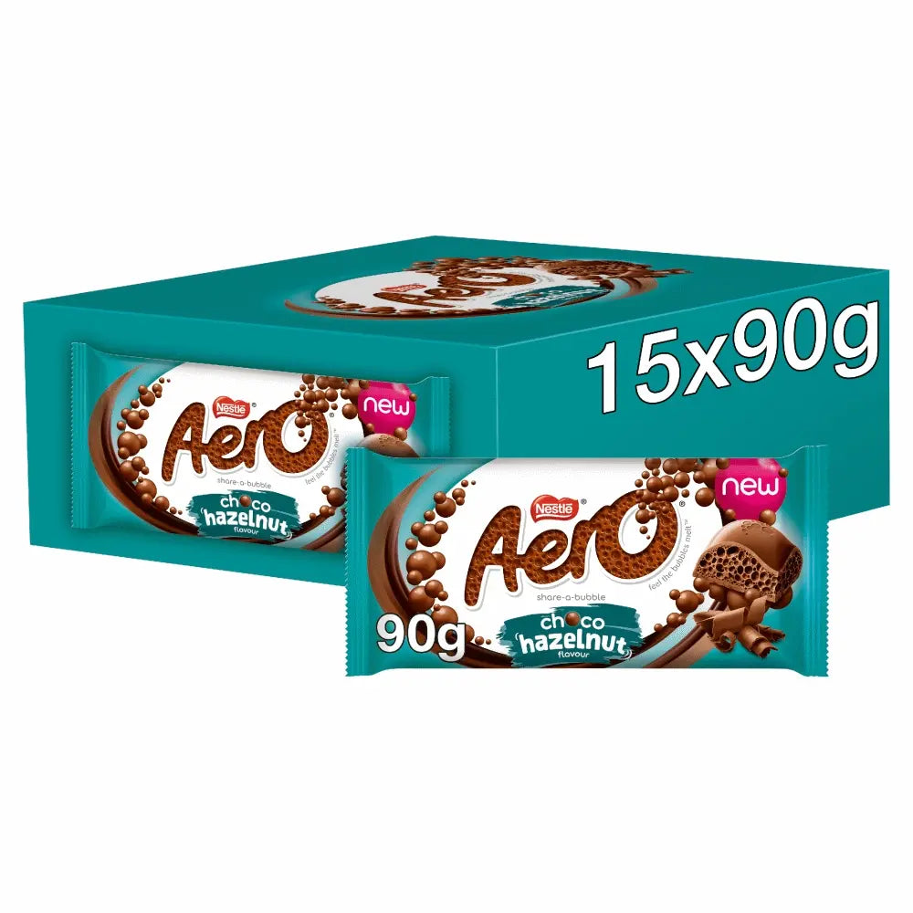 Aero Hazelnut Chocolate Sharing Bar - 90g