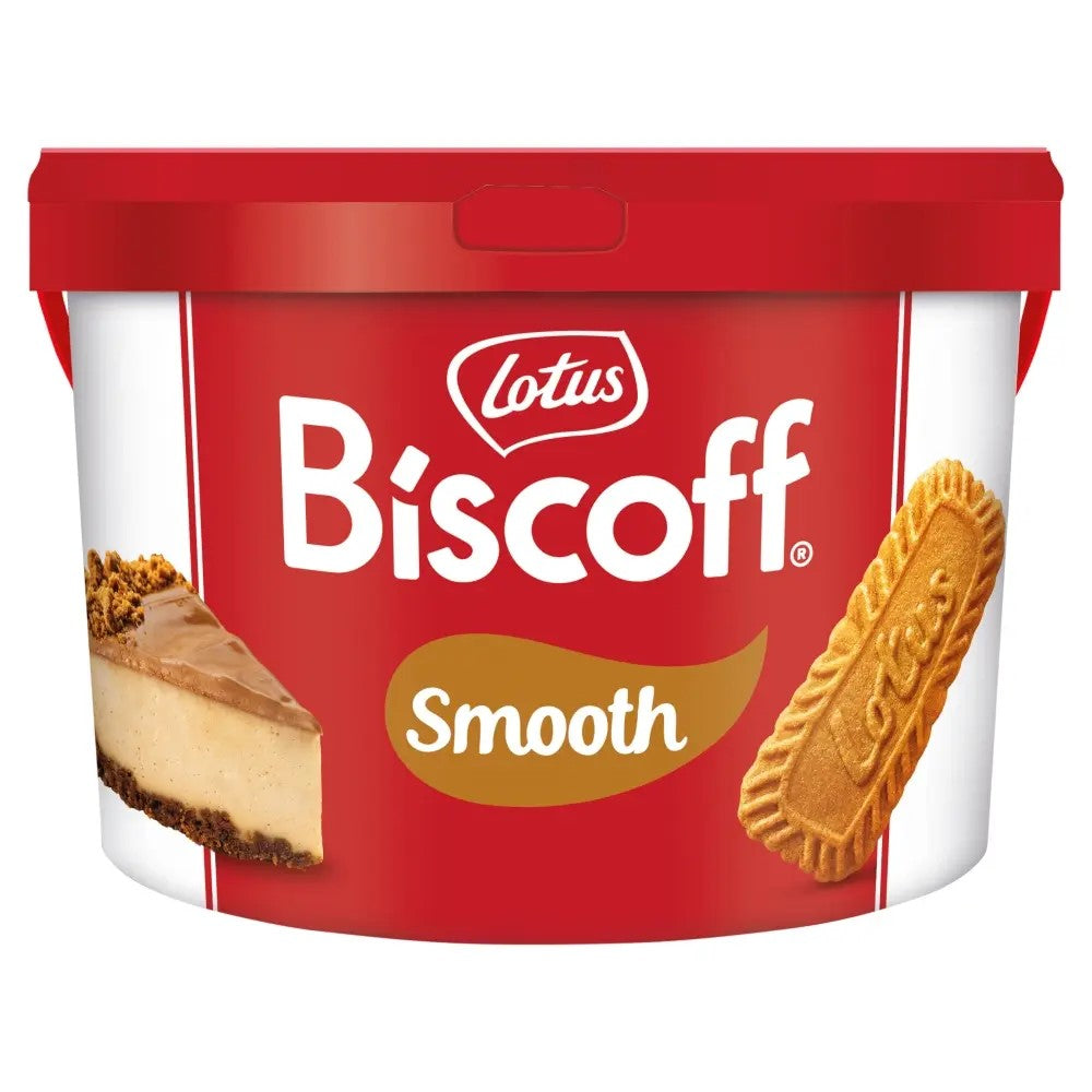 Lotus Biscoff Smooth Spread Pail Tub - 3kg