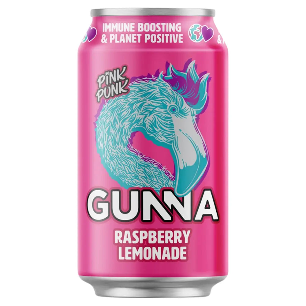 Gunna Pink Punk Raspberry Lemonade Can - 330ml