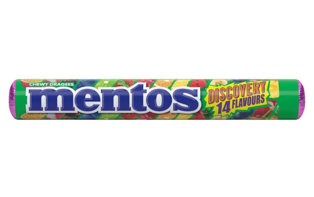 Mentos Discovery Chewy Dragees Roll - 114g