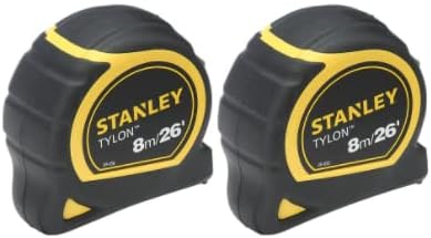 Stanley Tylon Tape - 8m ( Pack of 2 )