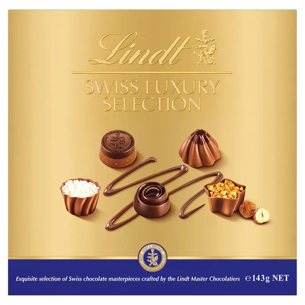 Lindt Swiss Luxury Selection Box - 143g