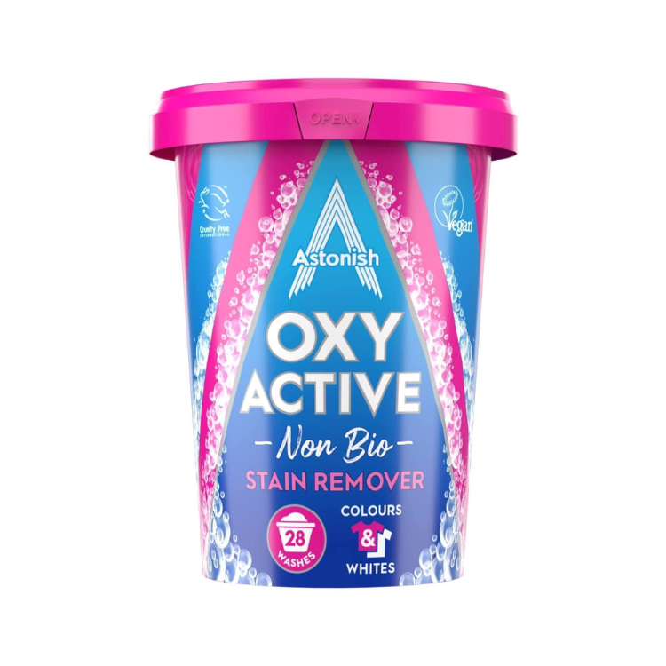Astonish Oxi Active Non-Bio Stain Remover - 625g
