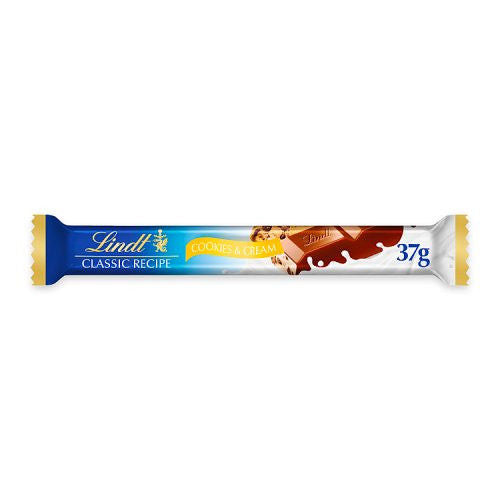 Lindt Classic Recipe Cookies & Cream Bar - 37g - Greens Essentials