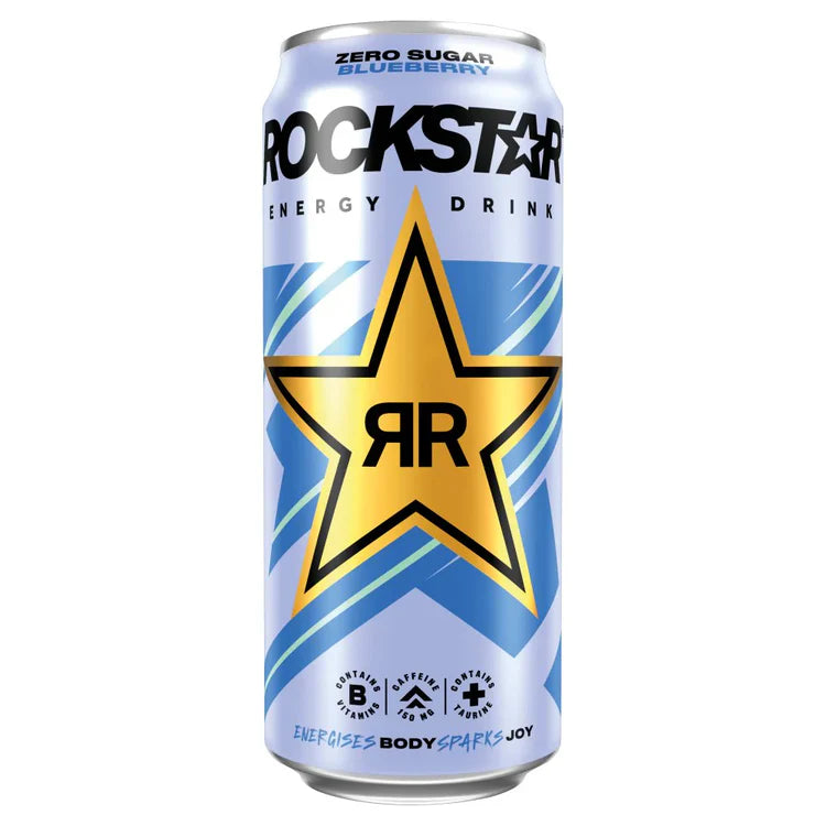 Rockstar Energy Drink Blueberry - 500ml