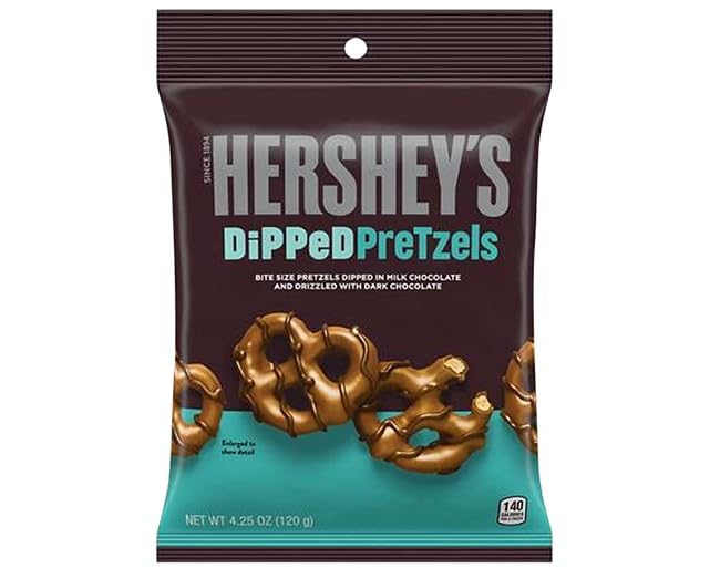 Hershey's Chocolate Dipped Pretzels - 120g